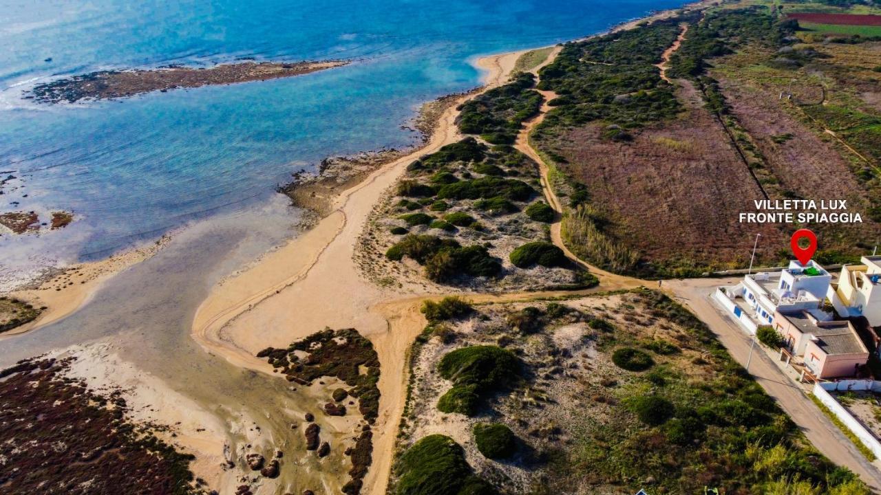 Villette Lux Fronte Spiaggia - Torre Pali Bagian luar foto