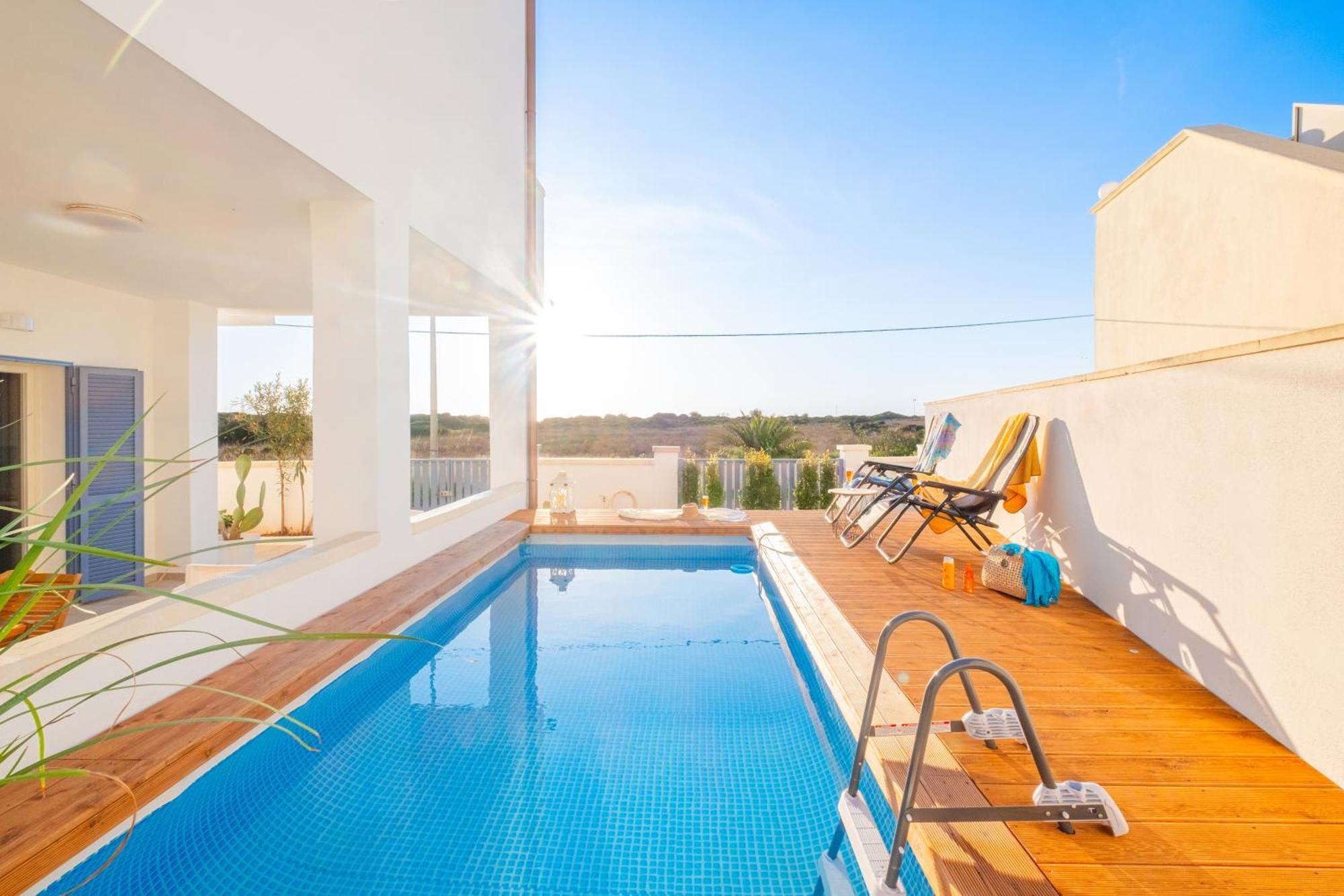 Villette Lux Fronte Spiaggia - Torre Pali Bagian luar foto